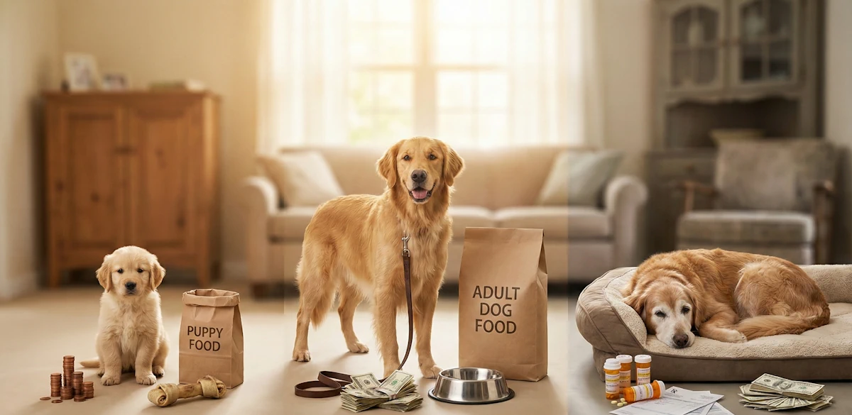 Całkowity koszt utrzymania psa w 2025 roku – Od szczeniaka do seniora